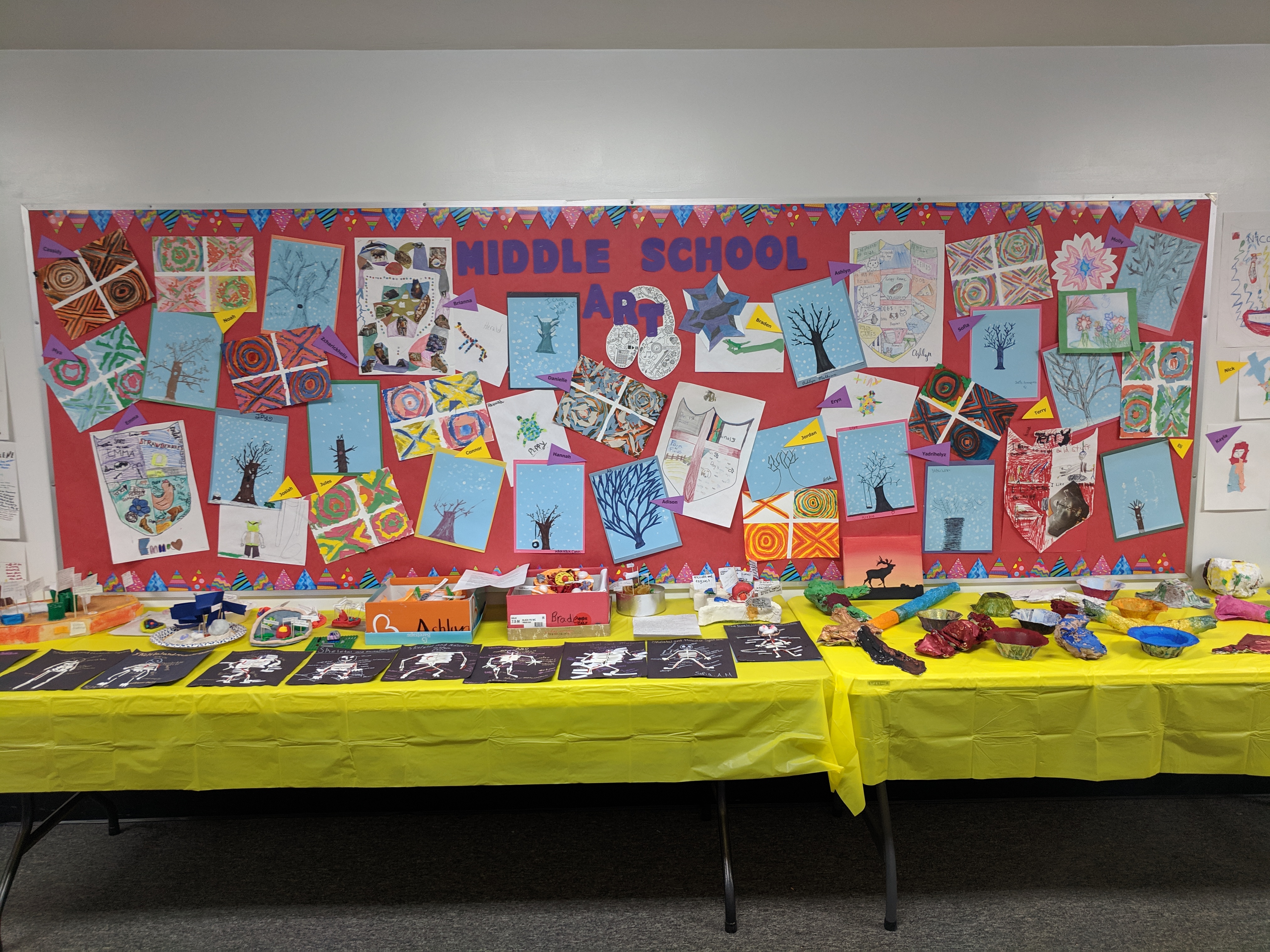 middle school artwork